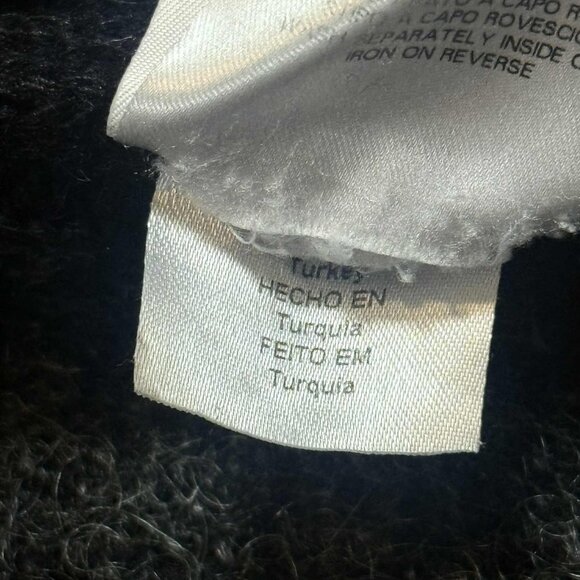 See by Chloé Mohair Wool Blend Sweater Size 4 Grey Luxury Knit Cozy Designer - Picture 8 of 10